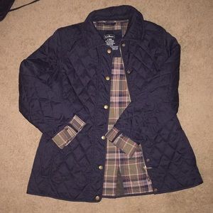 LL BEAN SIZE SMALL QUILTED JACKET